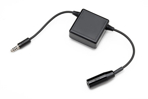 (MG-15H) Civilian Helicopter -to- Military Headset Adapter