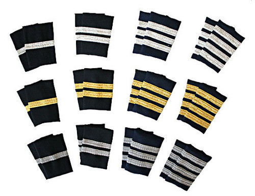 Thick-Stripe Pilot Shoulder Boards / Epaulettes