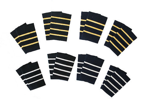 Thin-Stripe Pilot Shoulder Boards / Epaulettes