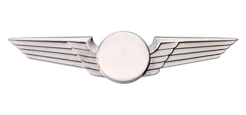 Pilot Wings - Double-Wing Modern Large - Silver
