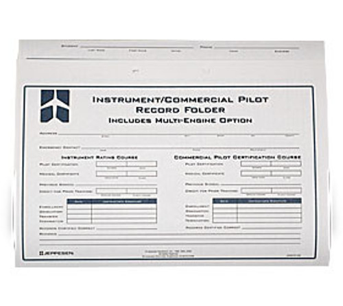 Jeppesen Instrument/Commercial Record Folder
