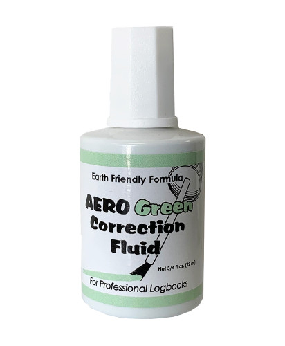Green Correction Fluid for Green Logbook Pages